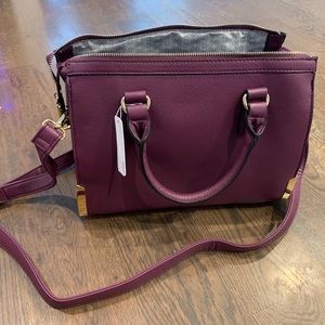 Charming Charlie plum handbag